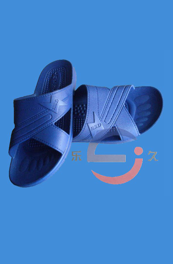 LJ-072 防静电PU拖鞋（蓝色）